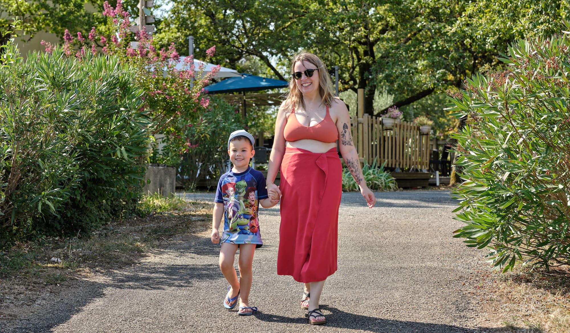 CAMPING LE DAGUET family paths