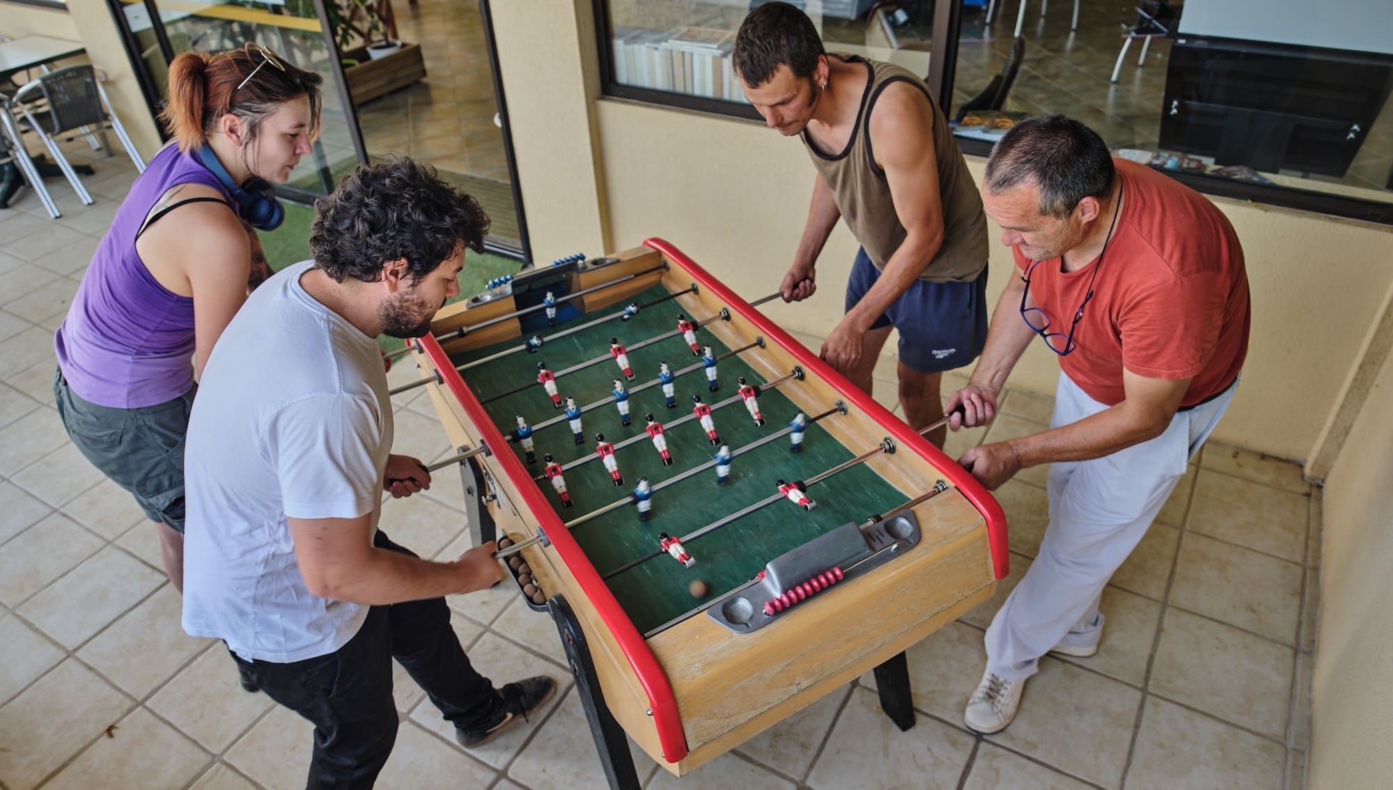 camping le daguet babyfoot games
