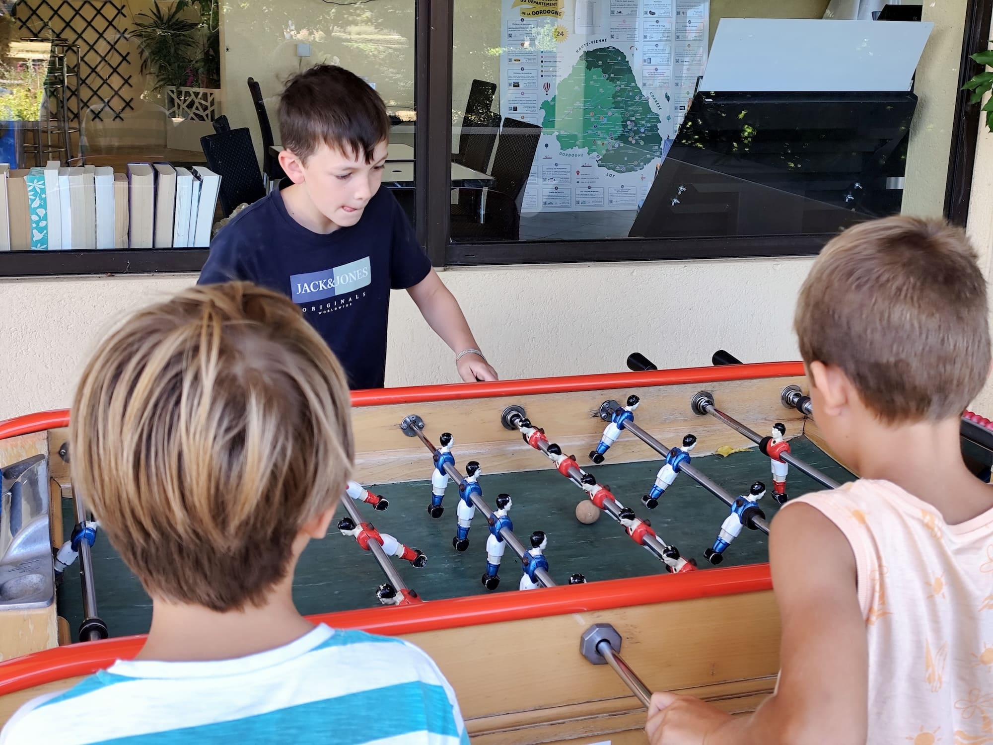 camping le daguet children's game babyfoot